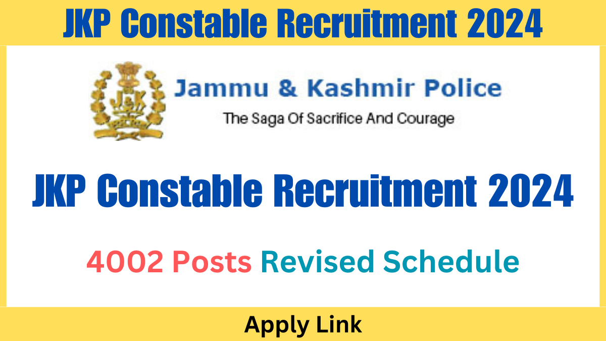 JKSSB Constable Recruitment 2024