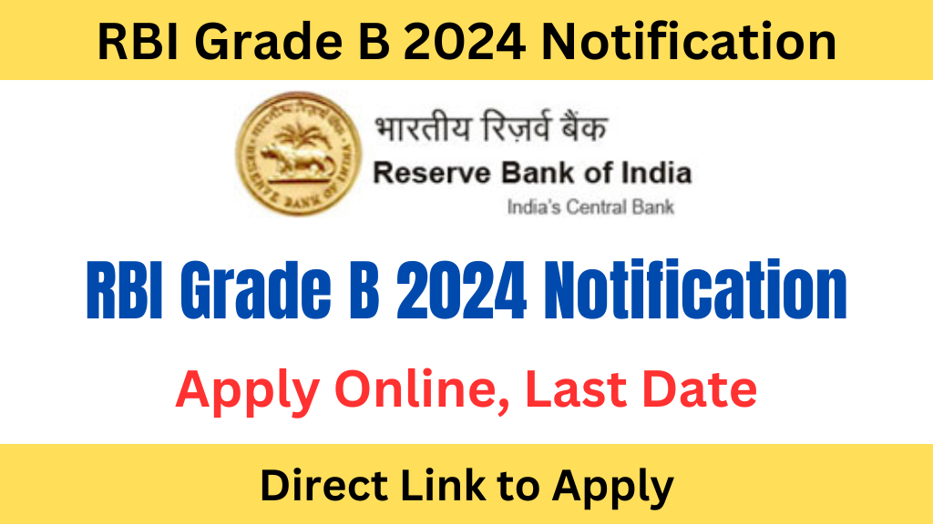 RBI Grade B 2024 Notification