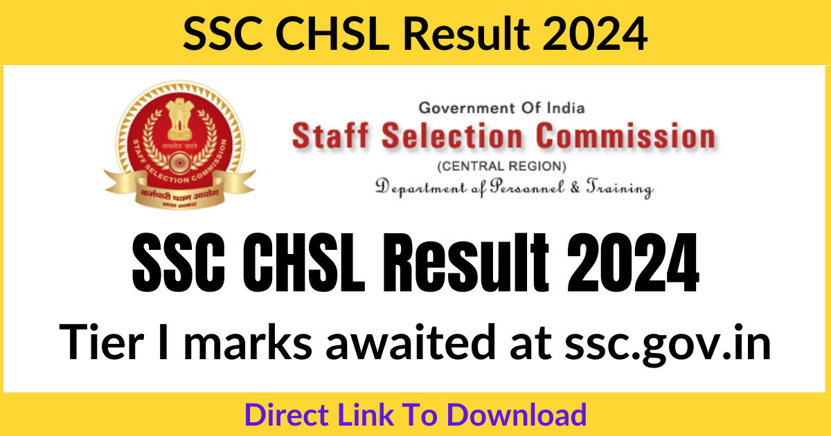 SSC CHSL Result 2024